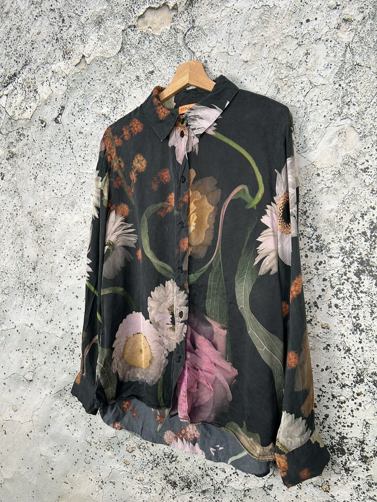 Other Stine Goya Avant Garde Flowers Shirt Alternative Designer Size US M / EU 48-50 / 2 - 2 Thumbnail
