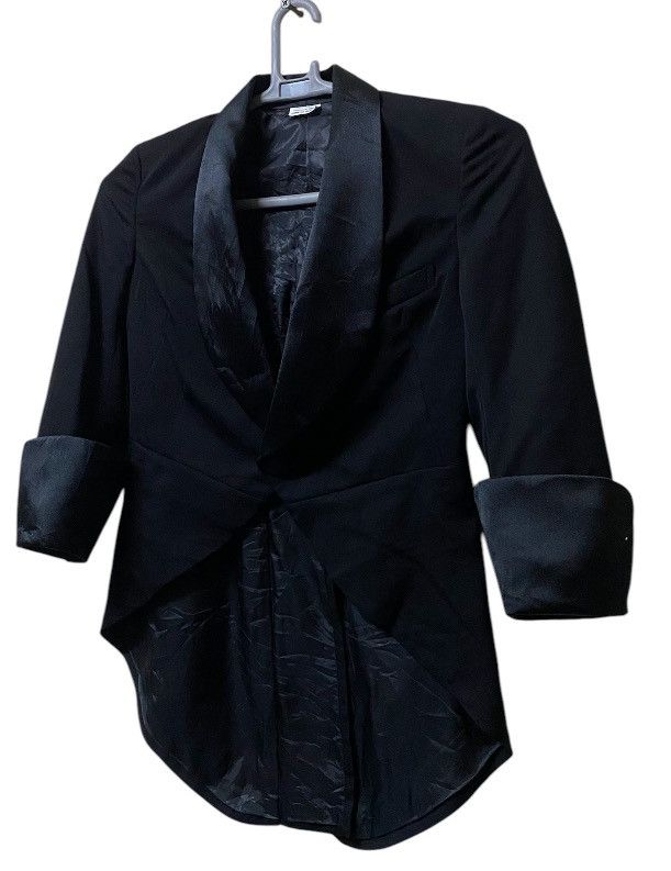 Comme Des Garçon NOIR button up Women Dress made in japan