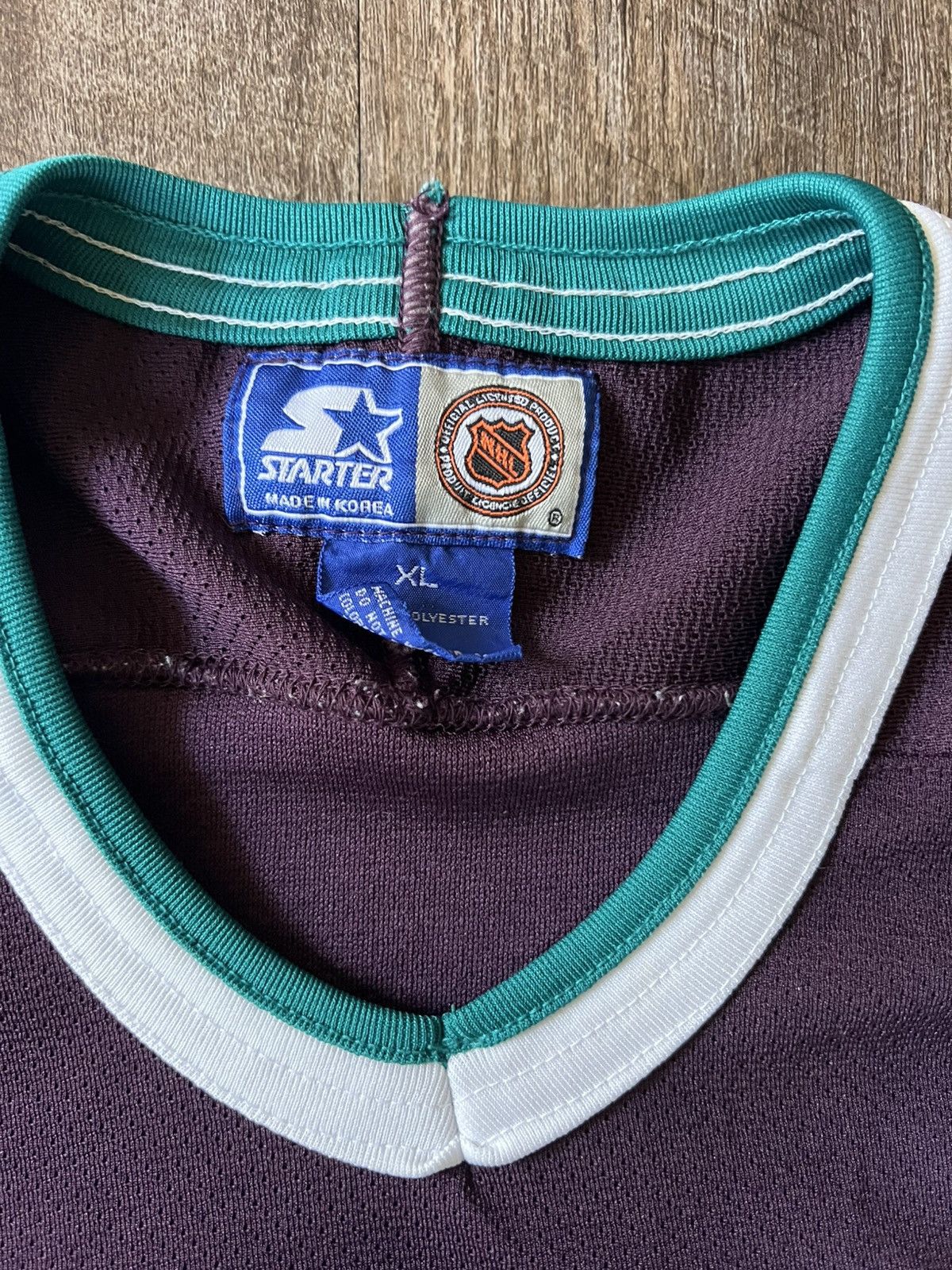 NHL × Vintage Vintage mighty ducks starter jersey Size US XL / EU 56 / 4 - 3 Thumbnail