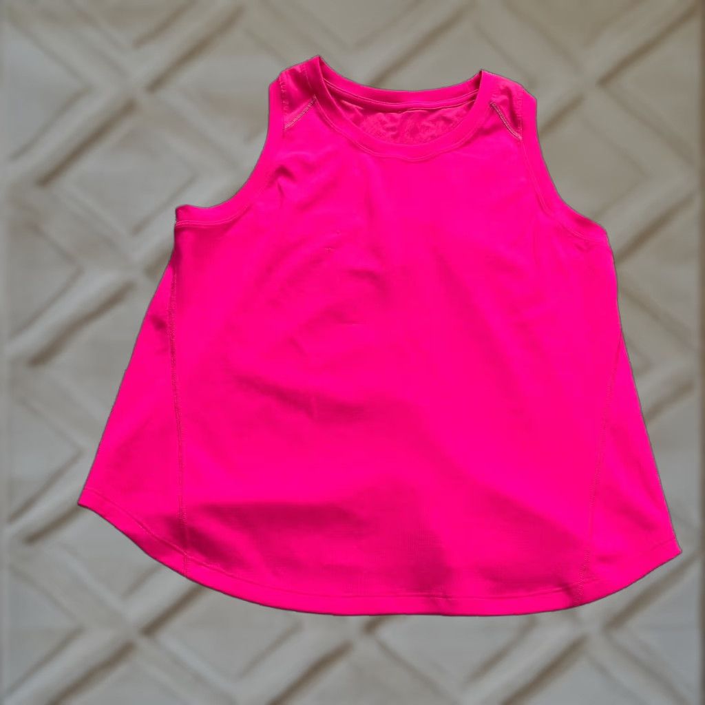 Pinko Unbranded Tank Women Large Pink Racerback Sleeveless Athletic Activewear Womens Size L / US 10 / IT 46 - 1 Thumbnail