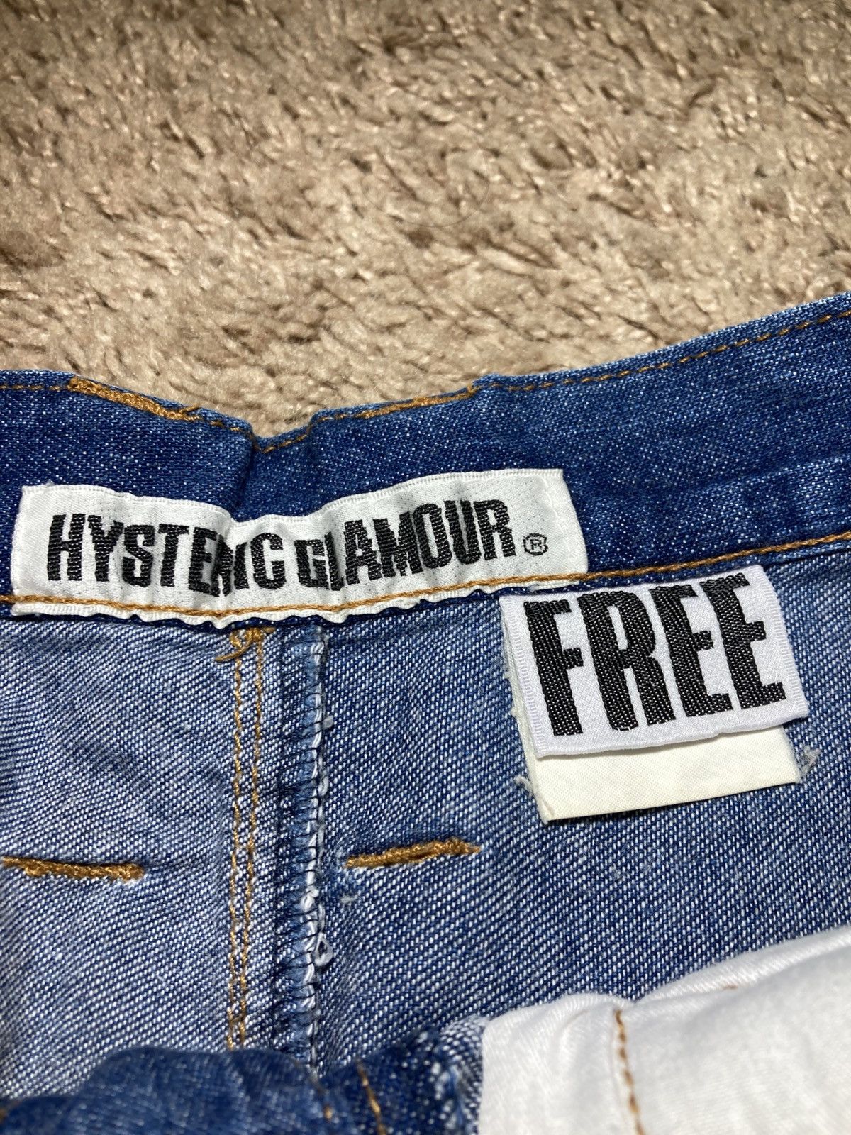 Hysteric Glamour 80s Hysteric Glamour Snap Button Patchwork Jean Shorts Size US 28 / EU 44 - 5 Thumbnail