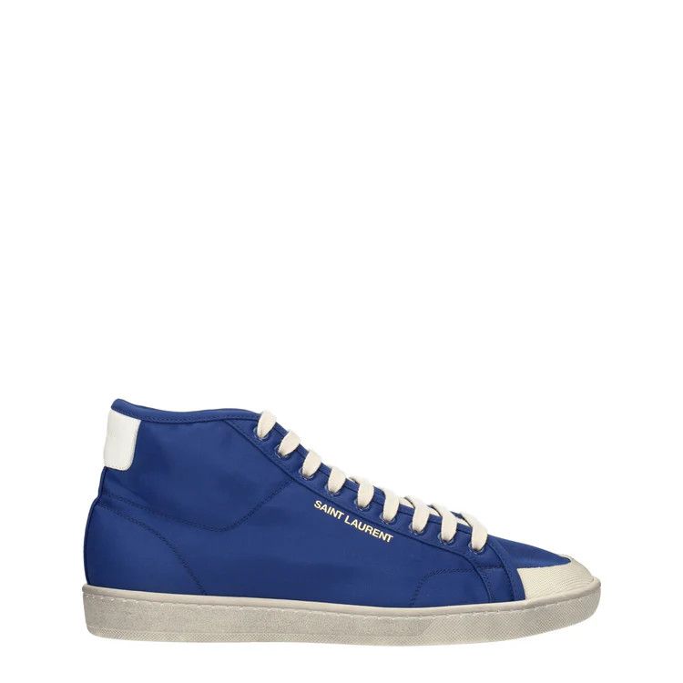 ob1o1e0524 Nylon Sneakers in Navy Blue/Beige