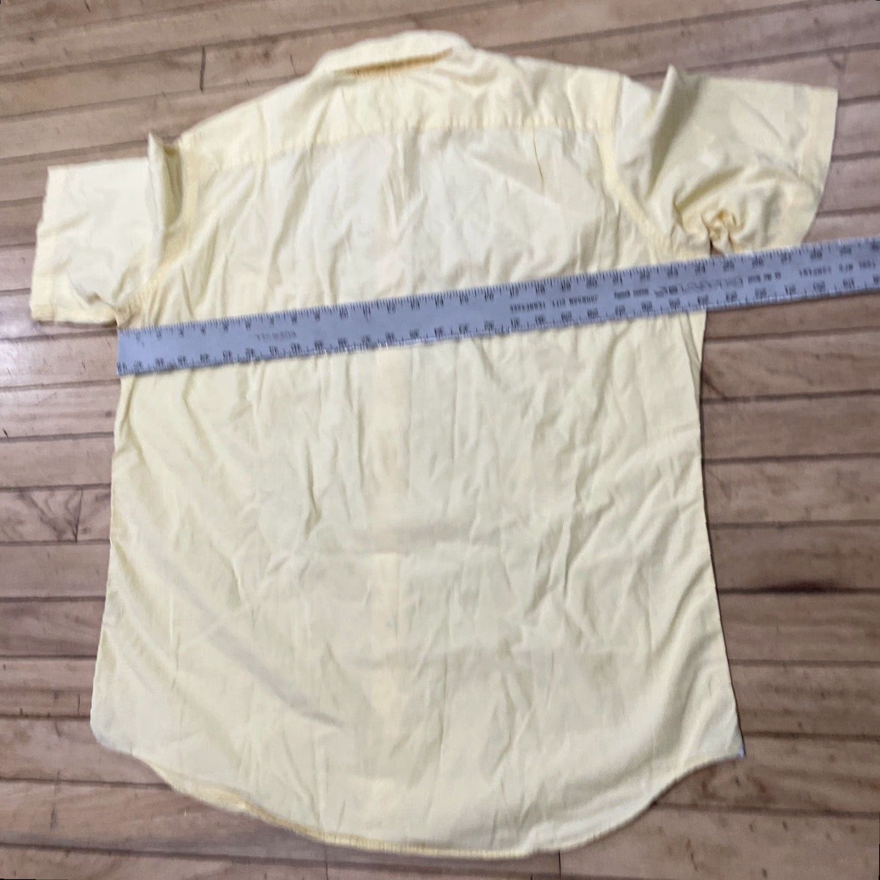 Nautica Nautica Shirt Men L Yellow Pocket Logo Sanded Poplin Matte Retro Beach Capsule - Button-Up Casual/Workwear Size US L / EU 52-54 / 3 - 6 Thumbnail
