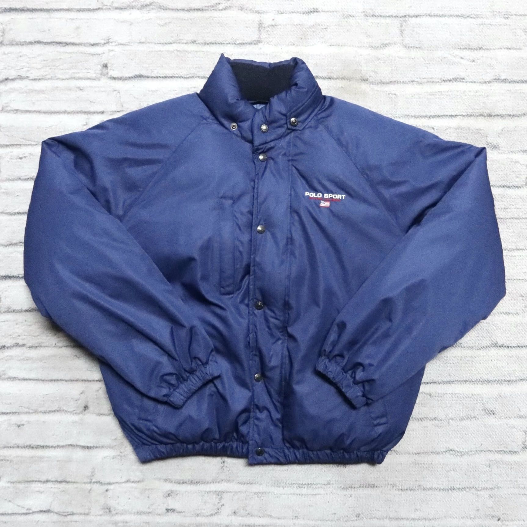 Polo Ralph Lauren VINTAGE Polo Sport Ralph Lauren Puffer Jacket M Blue Mens Jacket 1992 Polo Sport Ralph Lauren Vintage 1992 Size US M / EU 48-50 / 2 - 2 Thumbnail