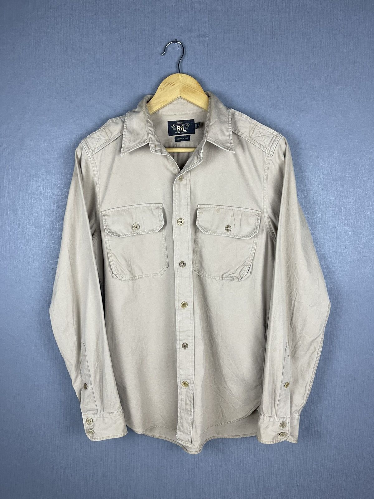 RRL Ralph Lauren × Ralph Lauren × Vintage RRL RALPH LAUREN Vintage Double Pocket Button Ups Shirt Size US M / EU 48-50 / 2 - 1 Thumbnail