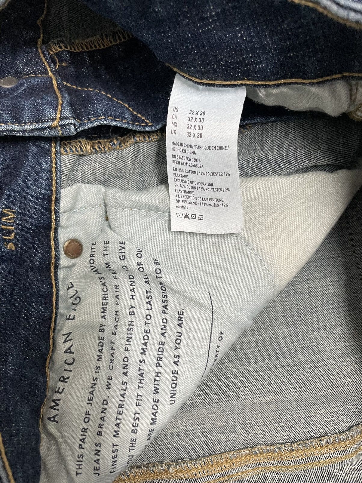 Other 🔥 American Eagle skinny ripped jeans flex fit Size US 32 / EU 48 - 3 Thumbnail