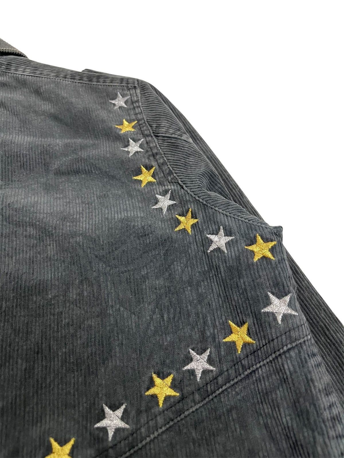 If Six Was Nine Candy Stripper Plaid Skull Patchwork Punk Chore Jacket Size US M / EU 48-50 / 2 - 11 Thumbnail