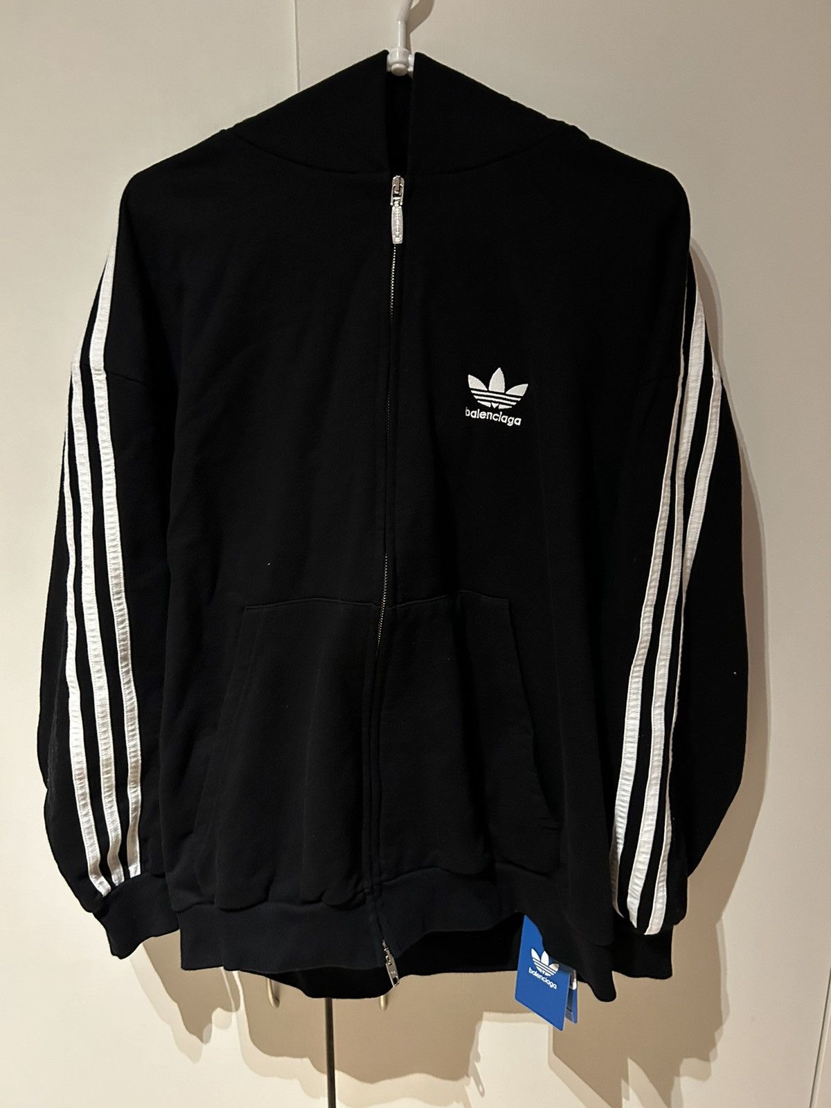 Balenciaga Balenciaga x Adidas Zip-Up hoodie | Grailed