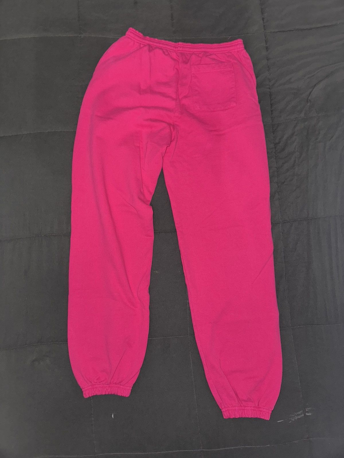 Sp5der Sp5der Pink Legacy Sweatpants - Size Medium Size US 32 / EU 48 - 4 Thumbnail