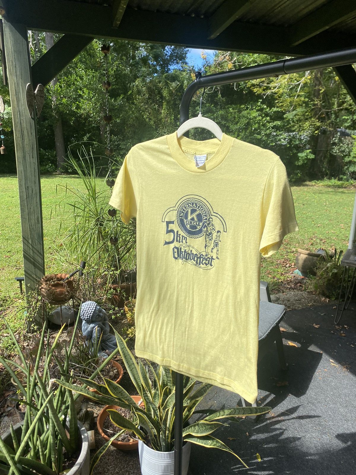 Other 90s Light Yellow 50th Oktoberfest Miller Marathon Tee Medium Size US M / EU 48-50 / 2 - 2 Thumbnail