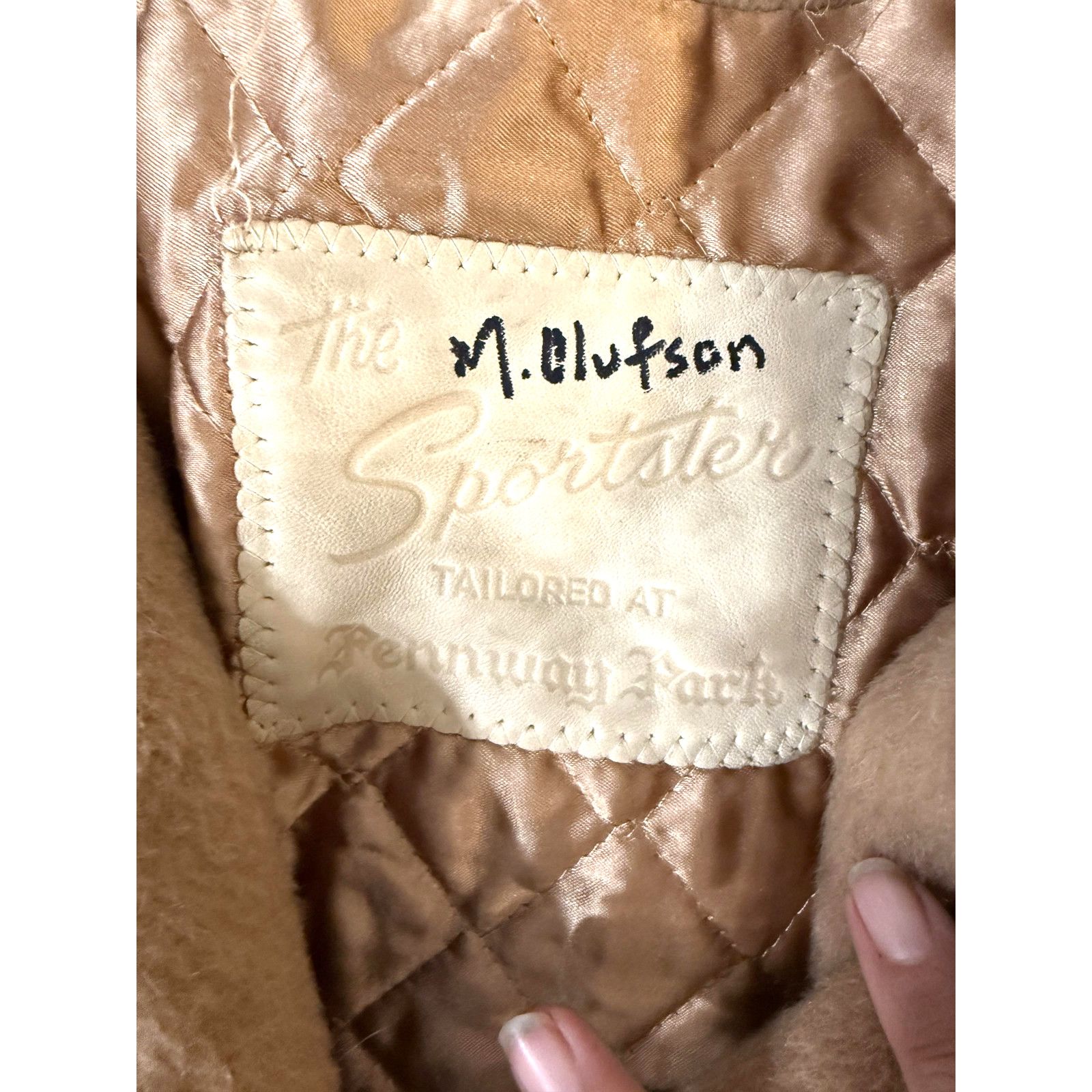 & Other Stories Vintage 60's Sportster Coat Mens LG Tan 100% Wool Overcoat Size US L / EU 52-54 / 3 - 5 Thumbnail