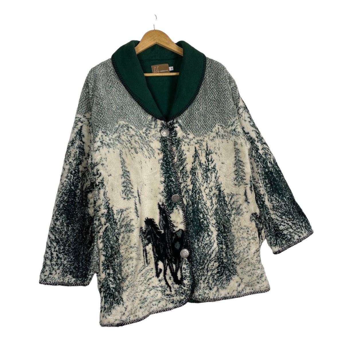 Japanese Brand Andrea Feve By Mazmania Alloverprint Art Winter Jacket Size US M / EU 48-50 / 2 - 3 Thumbnail
