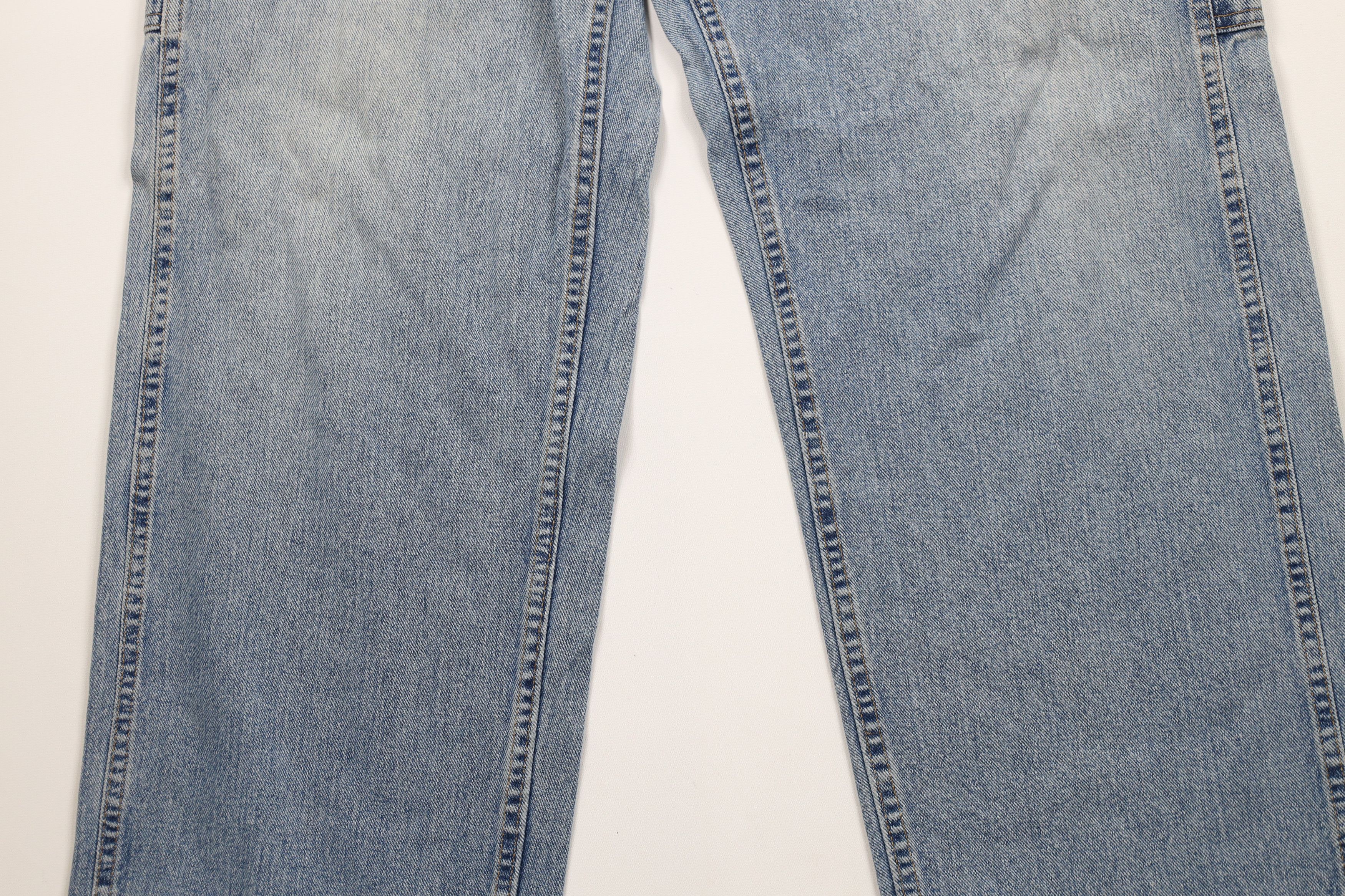 Nautica × Vintage Vintage 90s Nautica Baggy Wide Leg Dungaree Denim Jeans Size US 36 / EU 52 - 3 Thumbnail