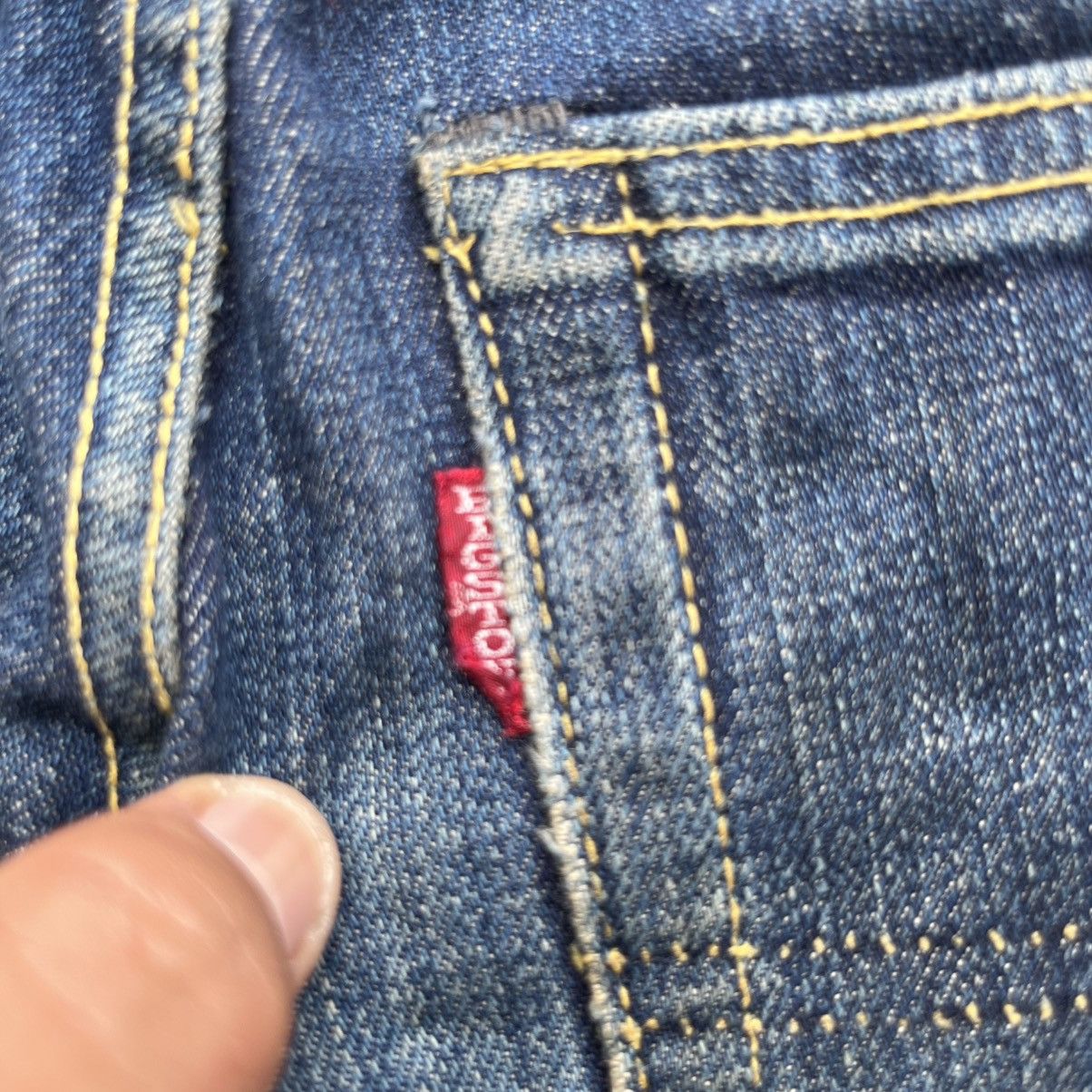 Tornado Mart VINTAGE 70s BIGSTONE GENUINE INDIGO DENIM USA BELL BOTTOM Size 27" / US 4 / IT 40 - 7 Thumbnail