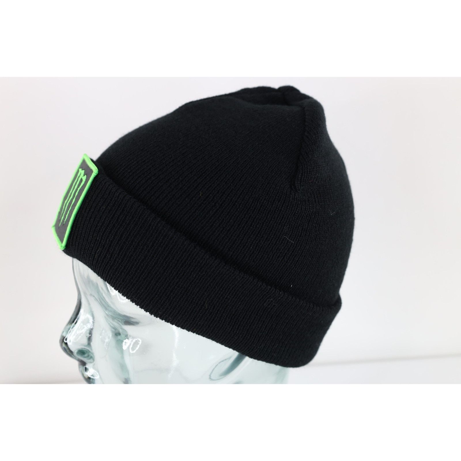 Vintage Deadstock Vintage Monster Energy Drink Box Logo Beanie Hat Size ONE SIZE - 3 Thumbnail