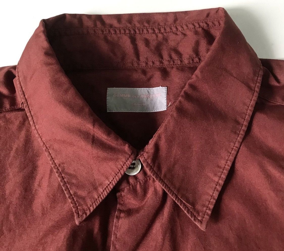 Comme des Garcons Vintage CDG homme maroon button up Size US L / EU 52-54 / 3 - 2 Thumbnail