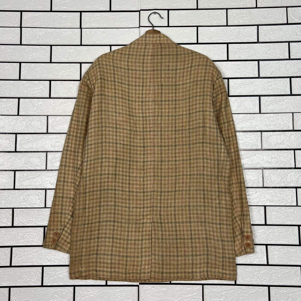 Kenzo Vintage 90's KENZO Checked Suit Jacket Blazer #4126-C187 Size US M / EU 48-50 / 2 - 16 Thumbnail