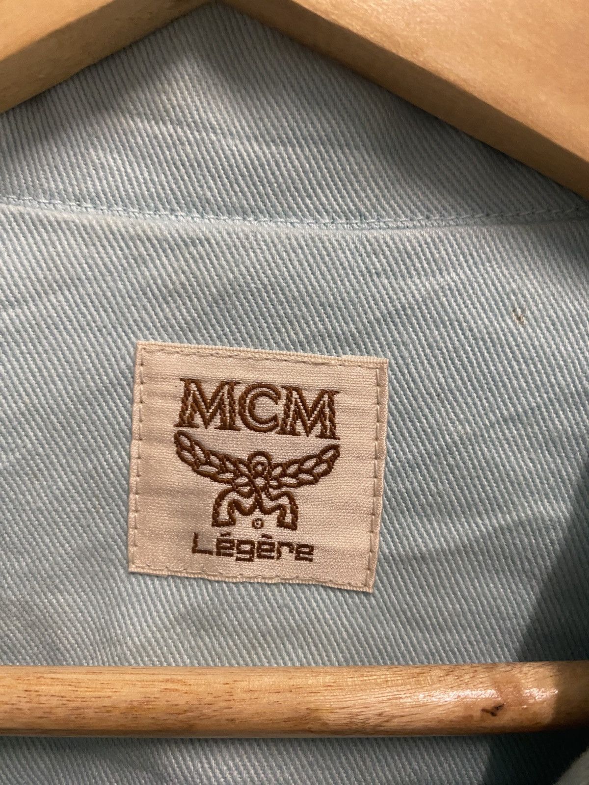 MCM Vintage MCM Legere Denim Jacket Size L / US 10 / IT 46 - 8 Thumbnail