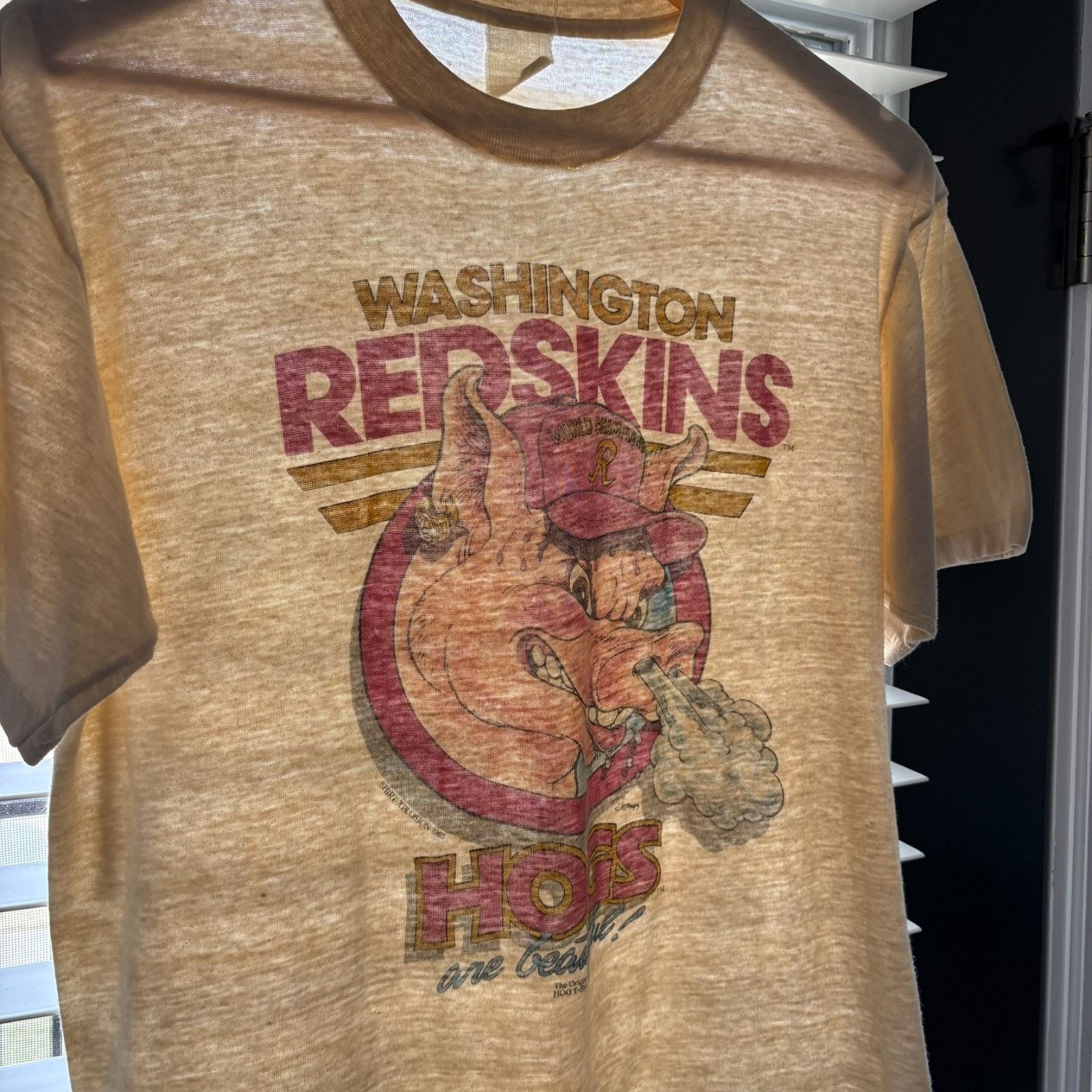 Vintage Vintage Washington Redskins Hog T-Shirt Men's Size M 1983 Size US M / EU 48-50 / 2 - 2 Thumbnail