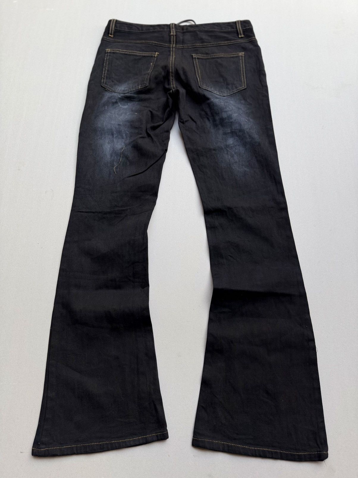 Japanese Brand VERTGARMENTS lace up Flare jeans Size US 26 / EU 42 - 3 Thumbnail