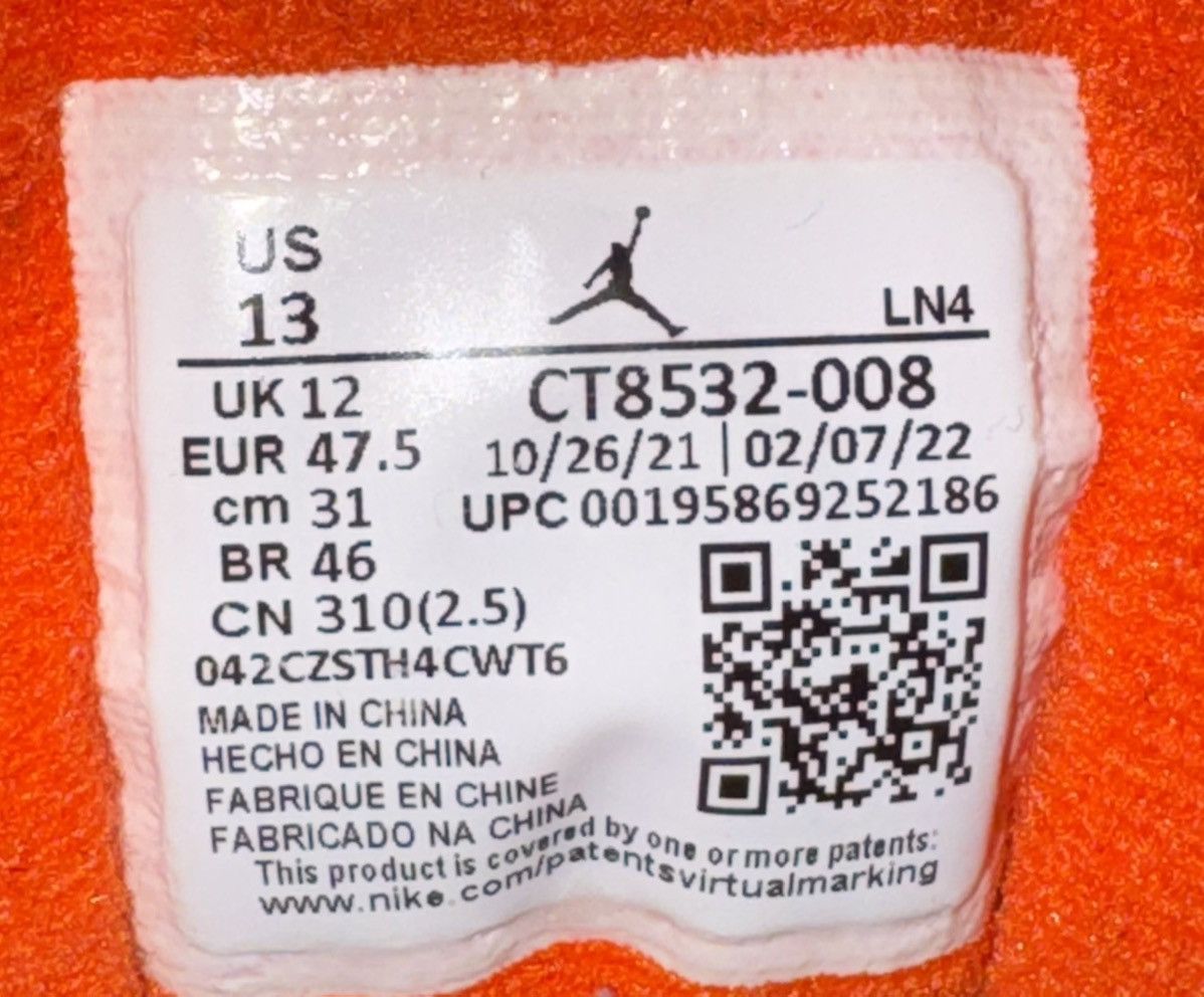 Jordan Brand Air Jordan 3 “Desert Elephant” – Size 13 OG Box/Cream Laces Size US 13 / EU 46 - 8 Thumbnail