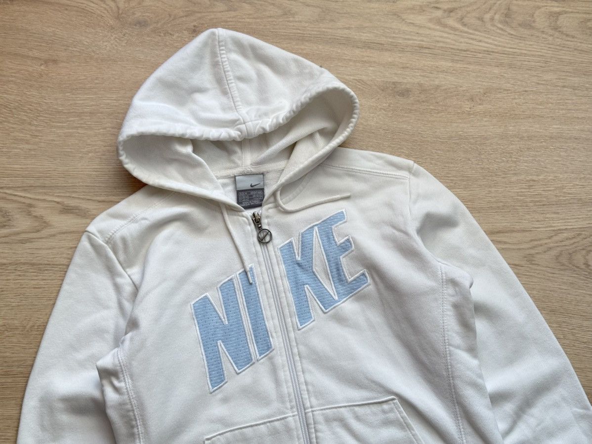 Nike Vintage 00’s Nike y2k Women’s Japanese Full Zip Hoodie Size M / US 6-8 / IT 42-44 - 2 Thumbnail