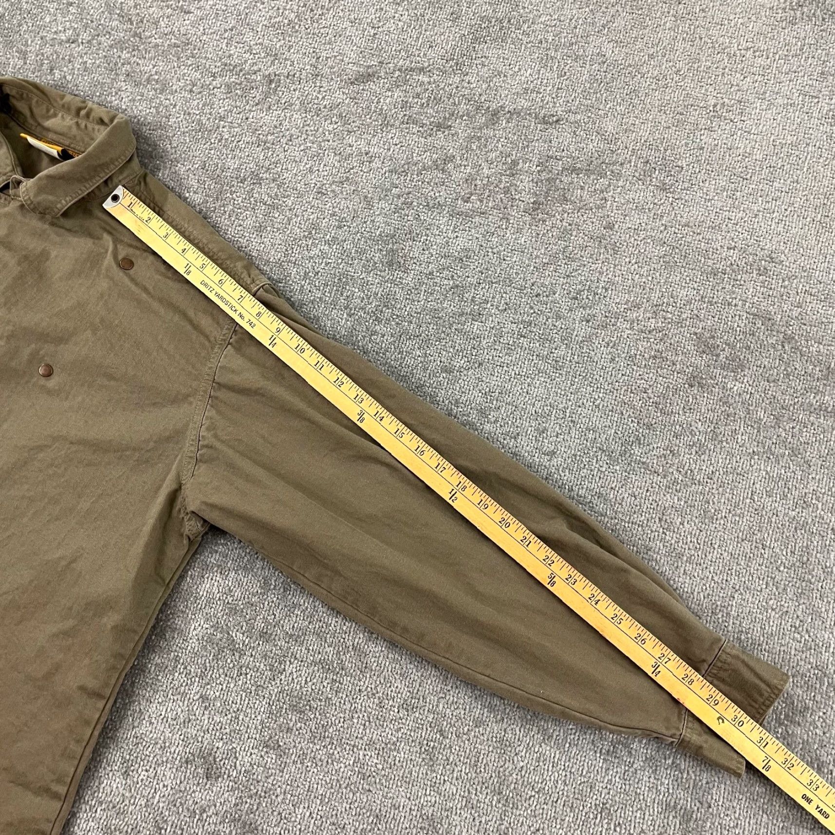 Vintage Outback Trading Jacket Mens XL Brown Snap L/S Workwear Western Bush Outfitters Size US XL / EU 56 / 4 - 6 Thumbnail