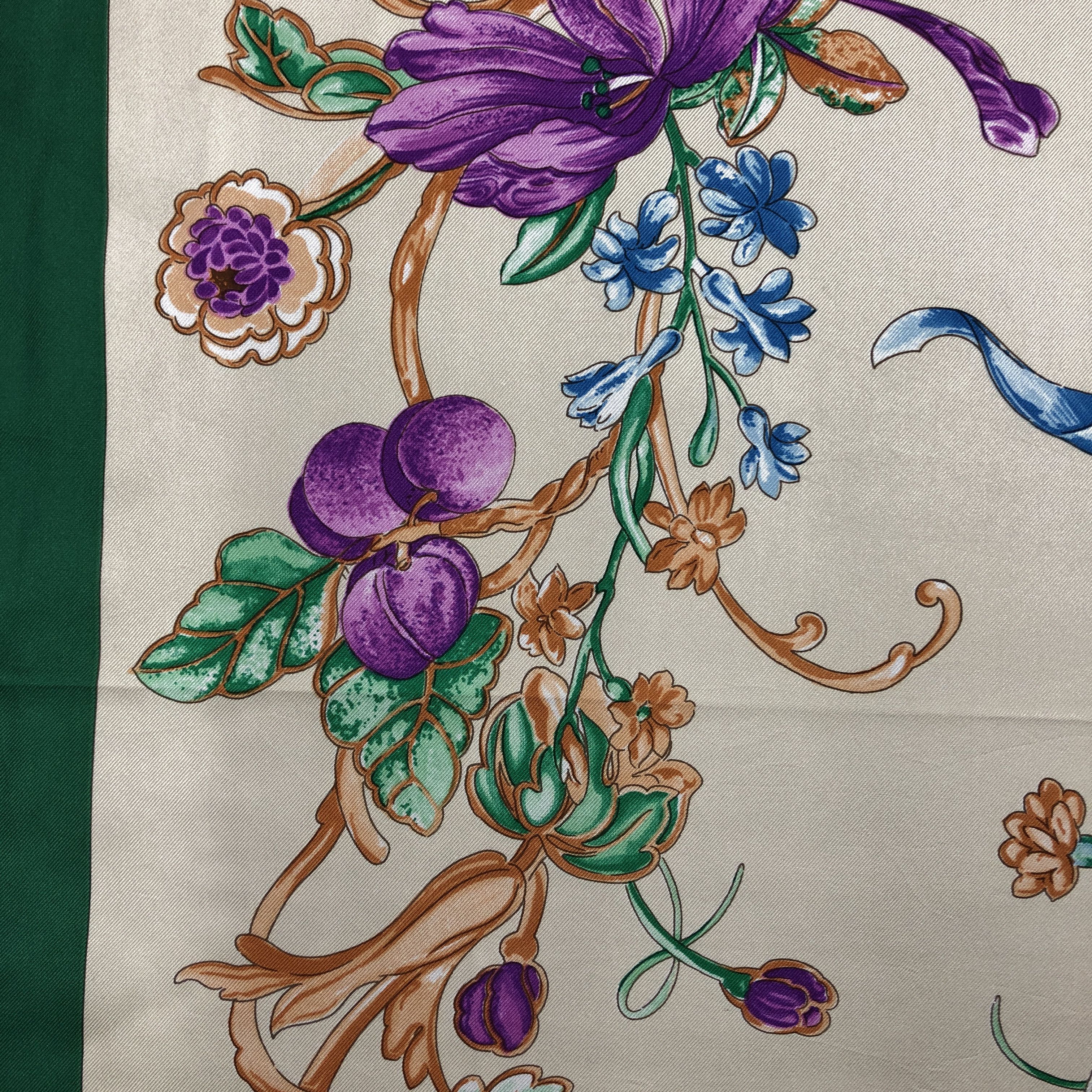 Courreges × Vintage Vintage Courreges SILK Scarf Twill Stole Wraps Scarves Size ONE SIZE - 10 Thumbnail