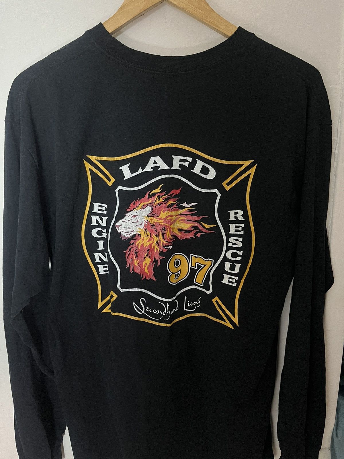 Vintage Vintage LAFD 98 Long sleeve shirt Size US L / EU 52-54 / 3 - 2 Thumbnail