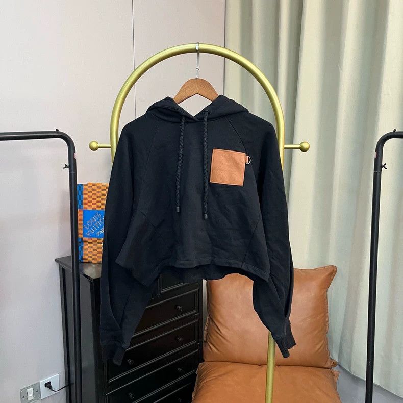 Loewe LOEWE Black chest card logo cap shirt Size M / US 6-8 / IT 42-44 - 2 Thumbnail