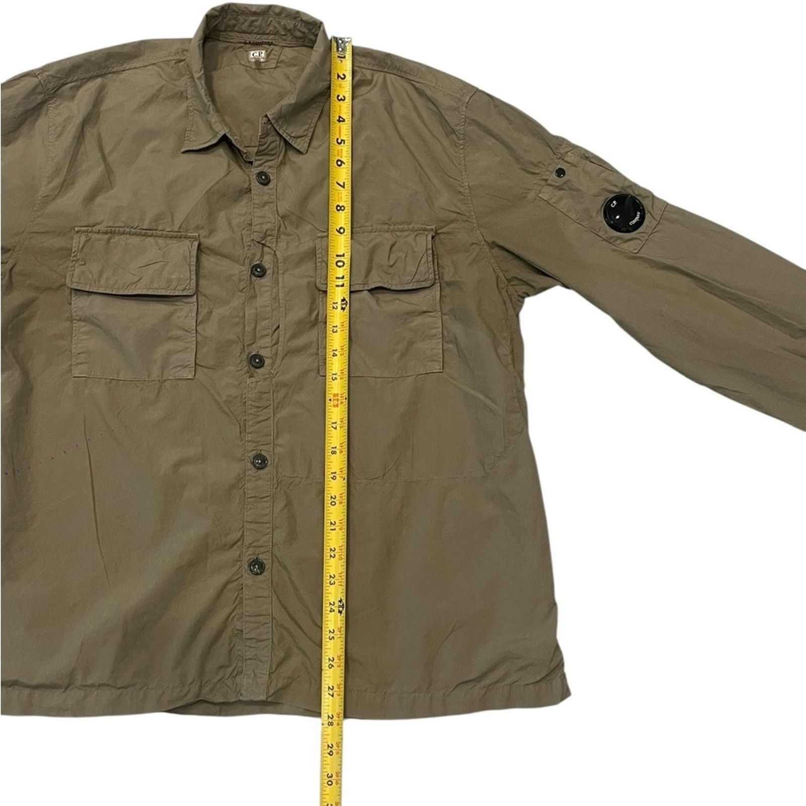 C.P. Company C.P. Company Tan Lightweight Chrome Utility Jacket Size:XL Size US XL / EU 56 / 4 - 8 Thumbnail