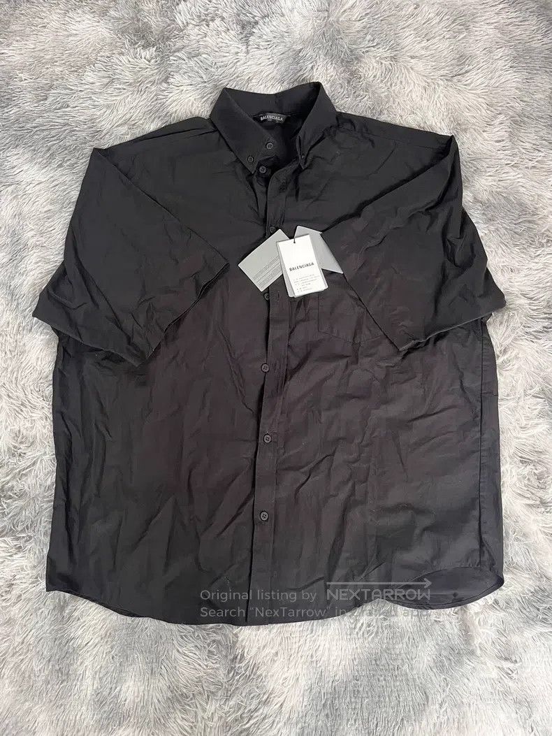 Balenciaga Balenciaga size 39 Tape Short-Sleeve Shirt Size US S / EU 44-46 / 1 - 1 Thumbnail