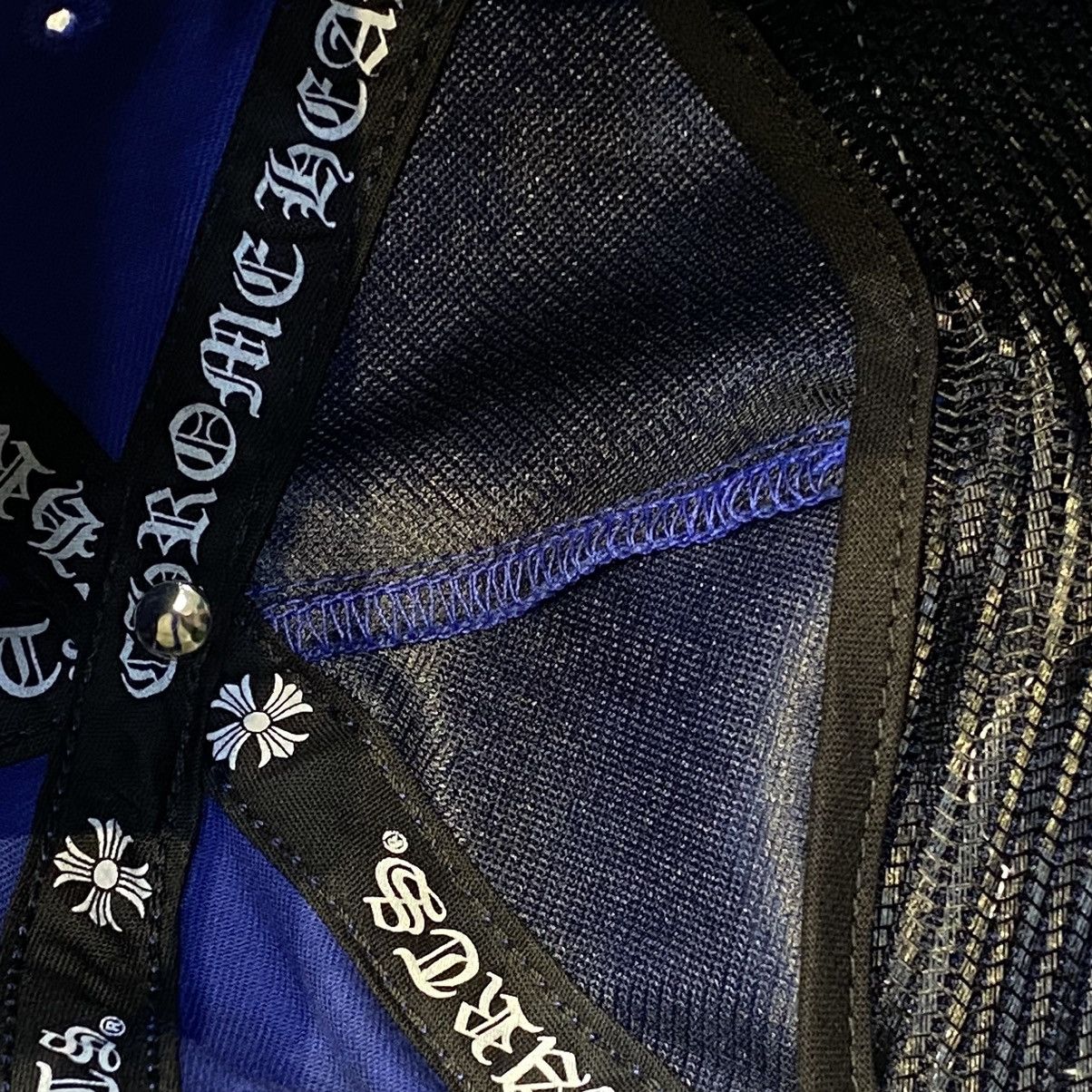 Chrome Hearts CHROME HEARTS UNSTRUCTURED Space patch trucker hat blue Size ONE SIZE - 6 Thumbnail