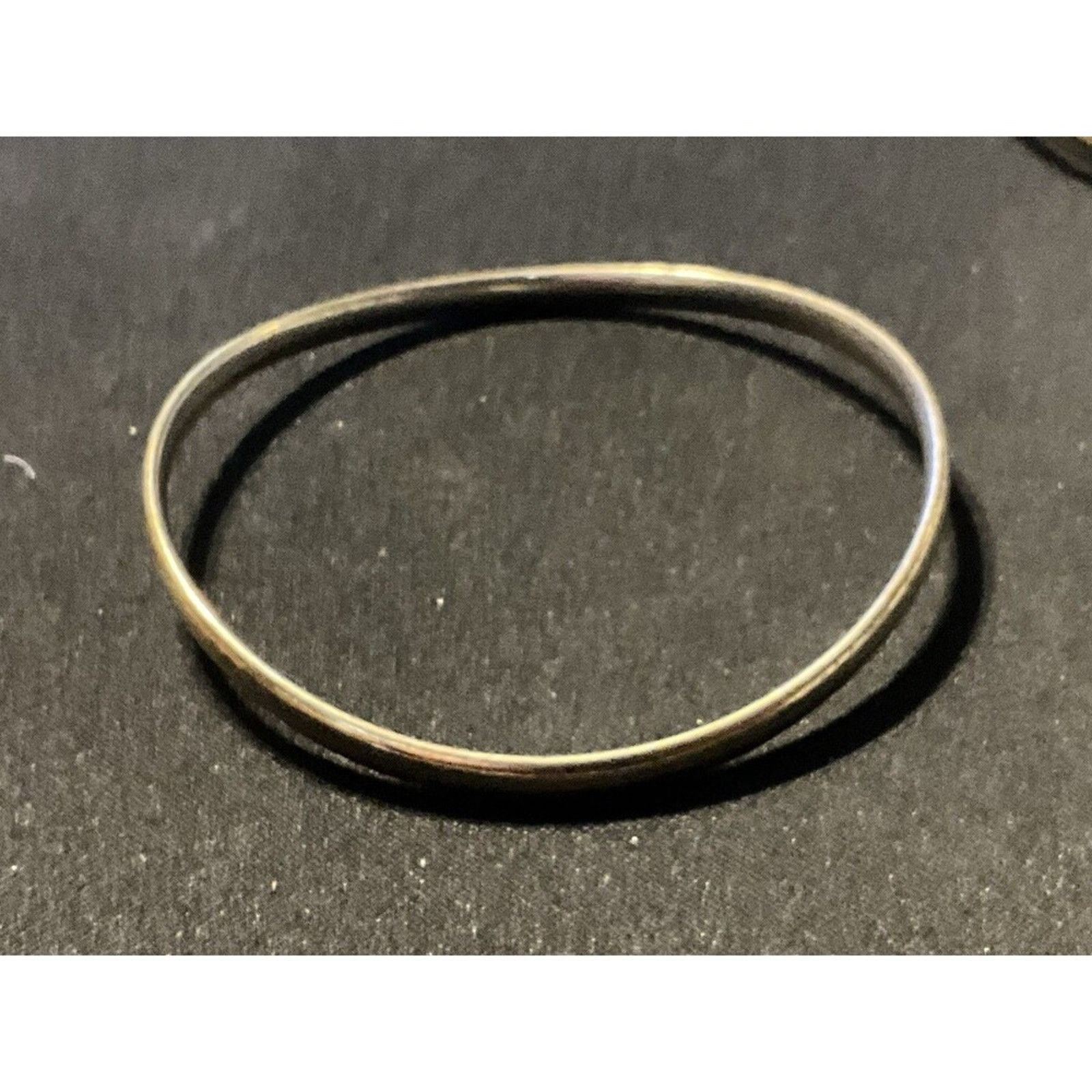 Other Silver Tone Abstract Shaped Stackable Bracelet Pair 8.25in Size ONE SIZE - 3 Thumbnail