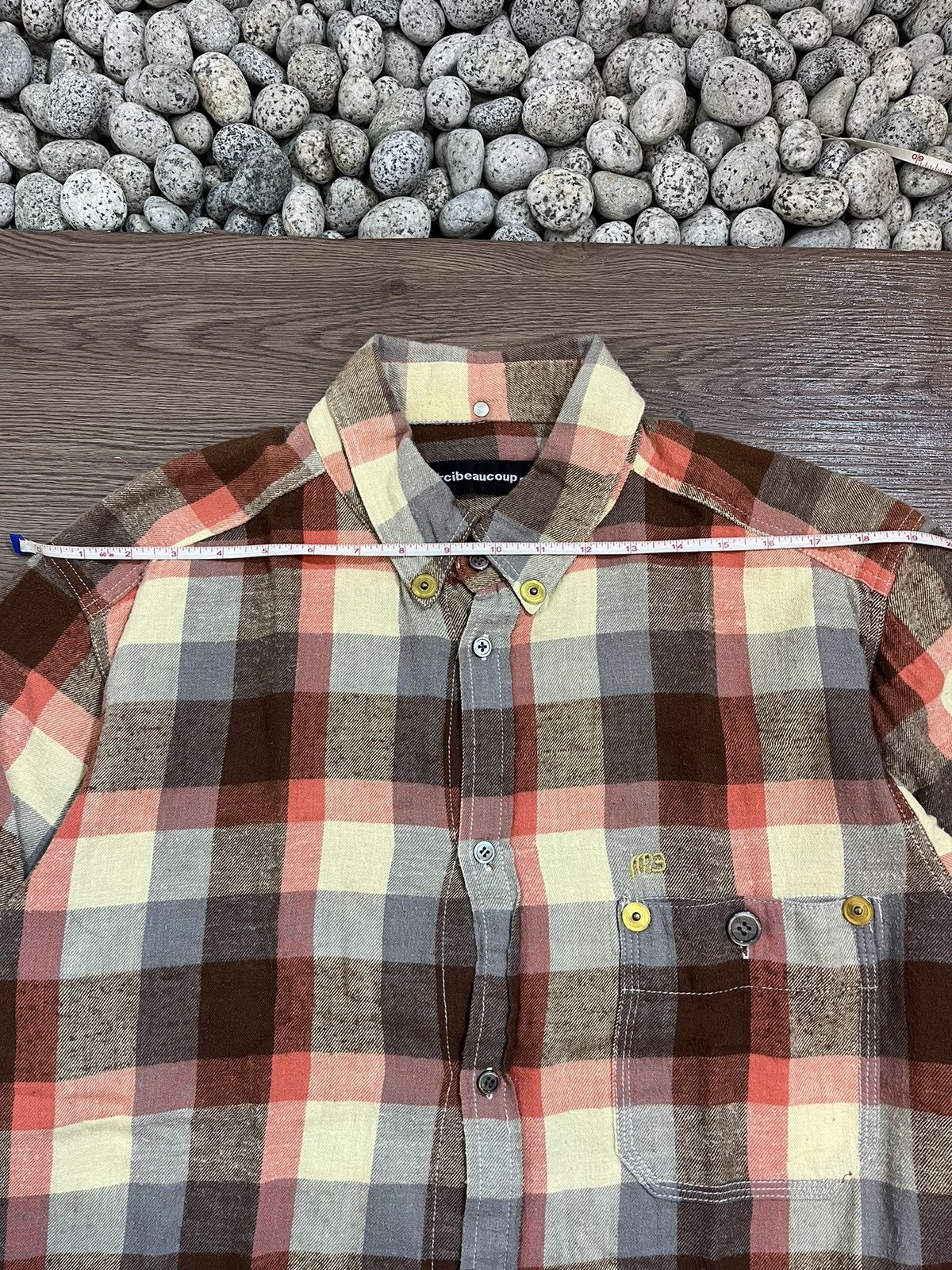mercibeaucoup Issey Miyake by Mercibeaucoup Double Sleeve Flannel Shirt Size US L / EU 52-54 / 3 - 17 Thumbnail