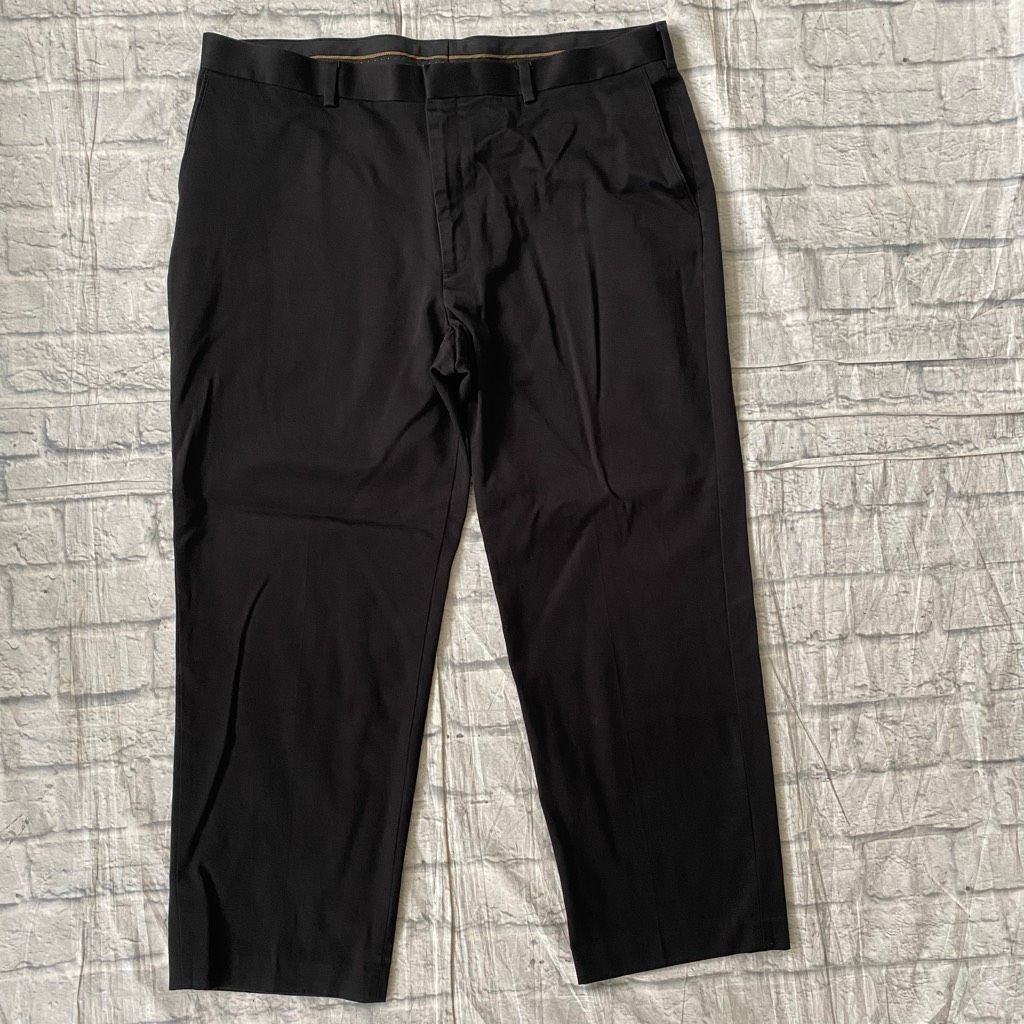 Axist Axist men 42/30 casual flat front 100% cotton chino pants bl Size US 42 / EU 58 - 1 Thumbnail