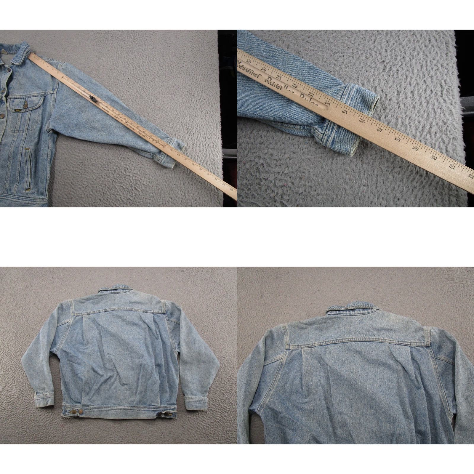 Lee Vintage Lee Jacket Women's Size S Blue Denim Jean USA Western Medium Wash Boxy Size 28" / US 6 / IT 42 - 8 Thumbnail