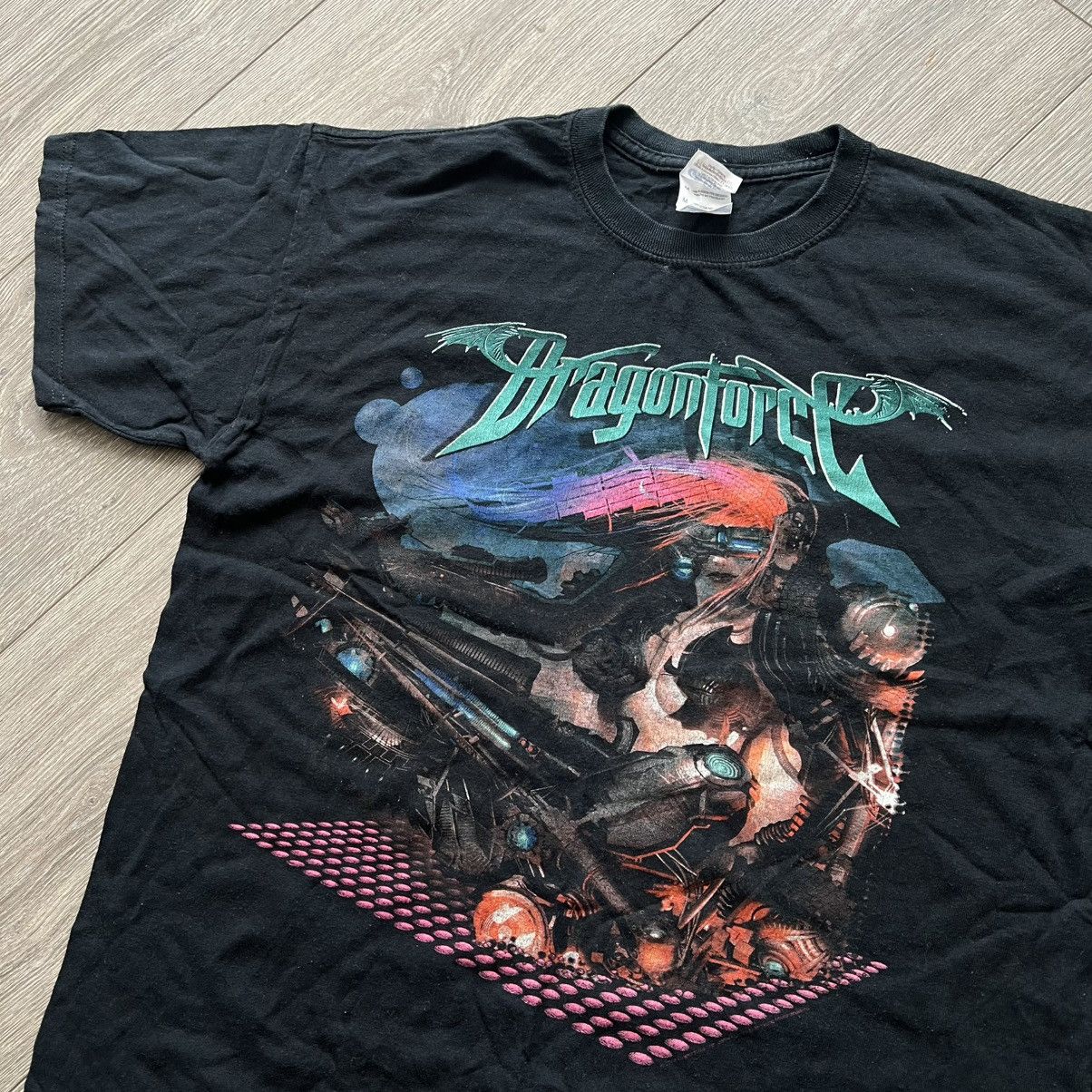 Band Tees Vintage Dragonforce Tee 2000s rock band Size US M / EU 48-50 / 2 - 2 Thumbnail