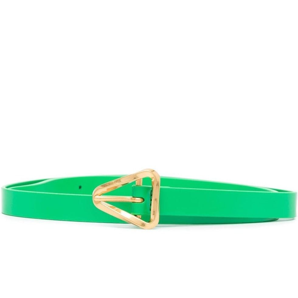 image of Bottega Veneta Green Triangle Belt, Women's