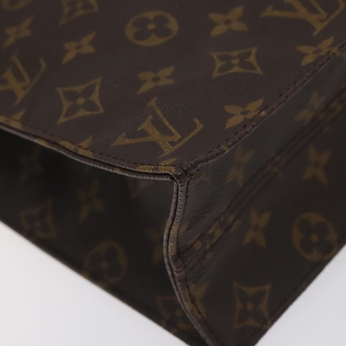 Louis Vuitton LOUIS VUITTON Monogram Sac Plat Hand Bag M51140 Size ONE SIZE - 14 Thumbnail
