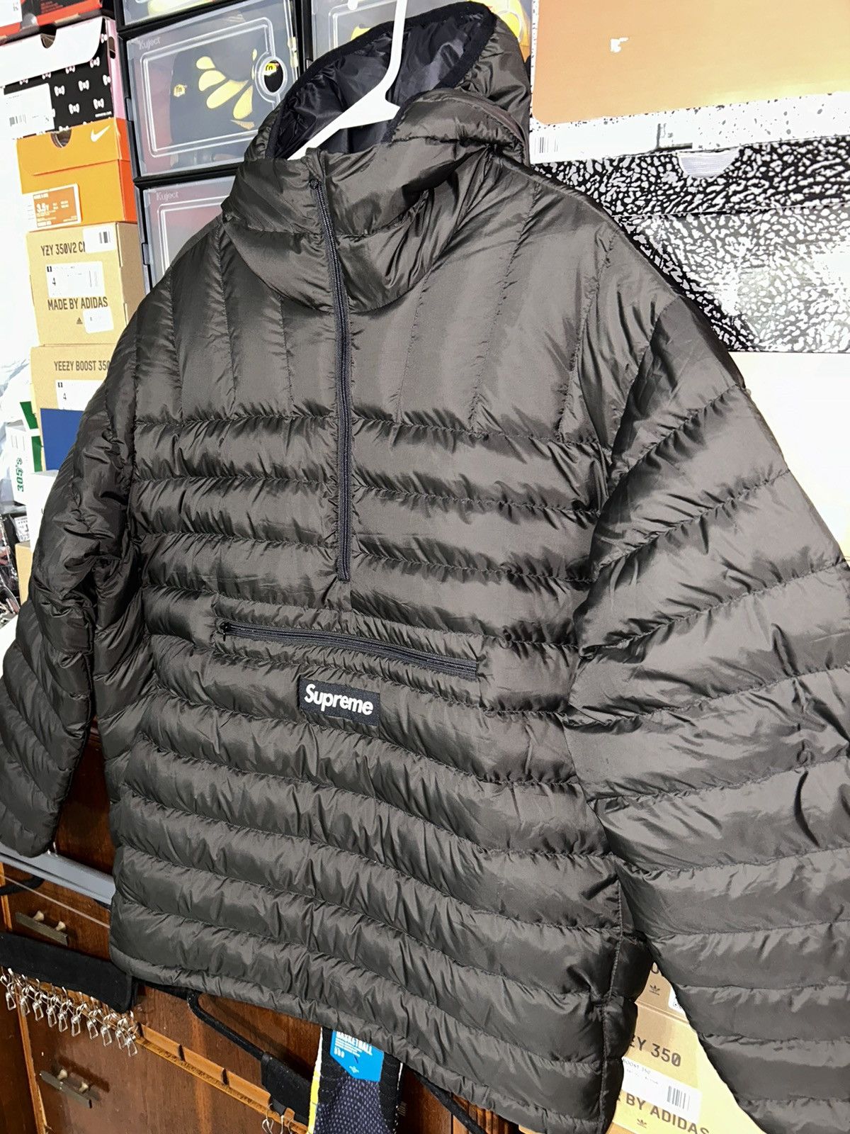 Supreme Supreme Micro Down Hooded Pullover FW23 size Large NEW Size US L / EU 52-54 / 3 - 2 Thumbnail