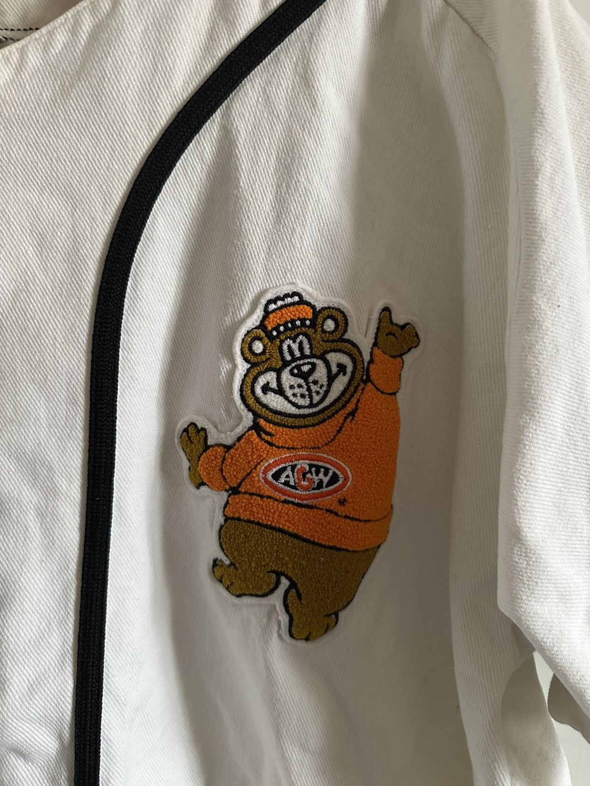 Vintage 80s Vintage A&W Button Up Jersey Size US XL / EU 56 / 4 - 4 Thumbnail