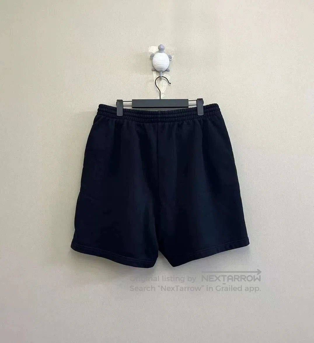 Balenciaga balenciaga black embroidered cola shorts men. Size US 40 / EU 56 - 4 Thumbnail