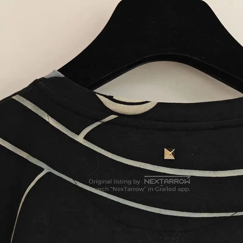 Valentino Valentino Black Cotton Graphic Short Sleeve T-shirt . Size XS / US 0-2 / IT 36-38 - 6 Thumbnail