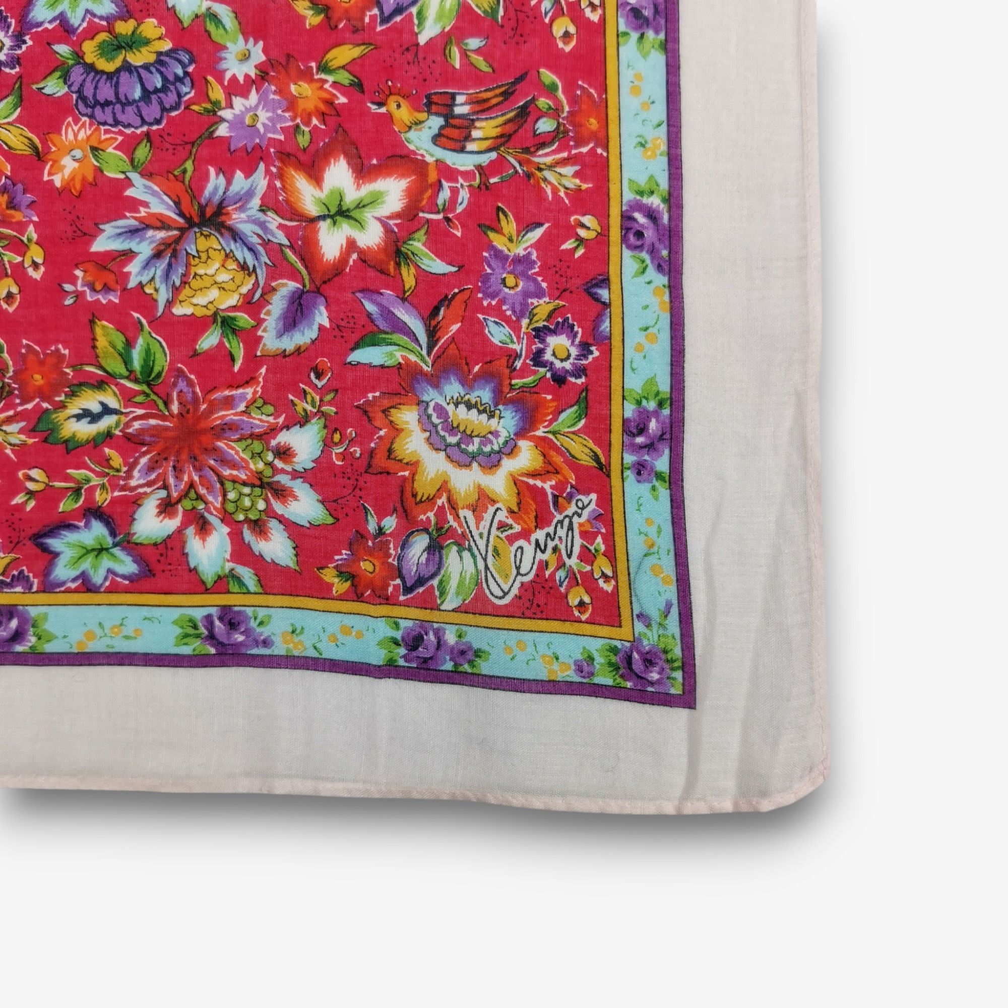 Kenzo Vintage Kenzo Handkerchief Pocket Square Bandana Size ONE SIZE - 2 Thumbnail