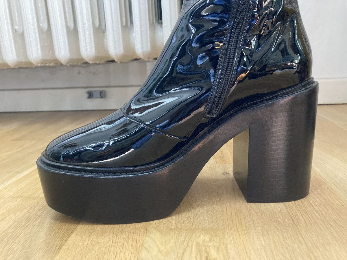 A.F. Vandevorst Knee high patent leather platforms Size US 11 / IT 41 - 7 Thumbnail