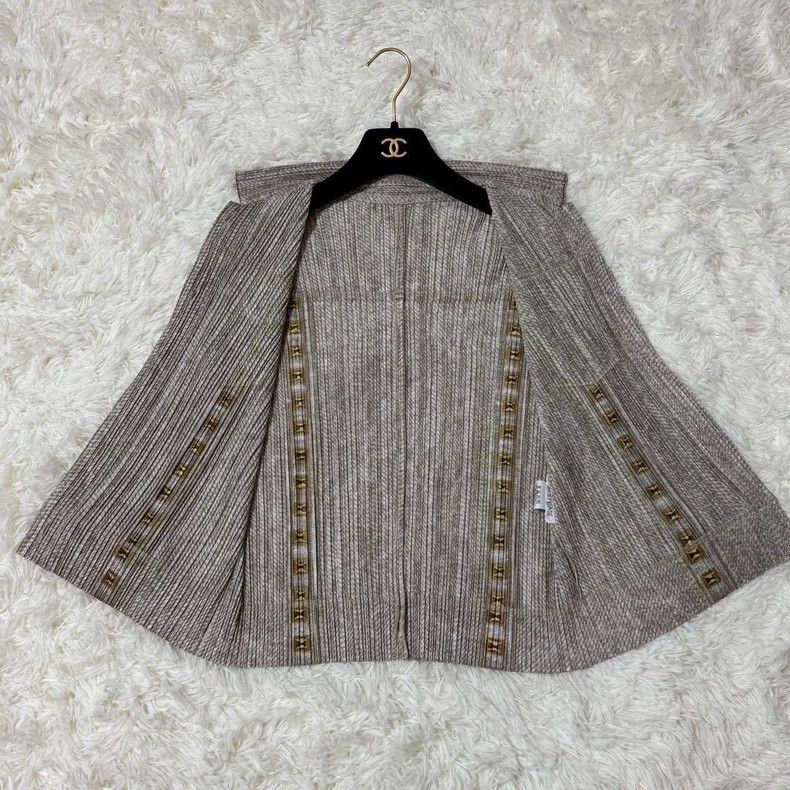 Issey Miyake Issey Miyake size:3 Grey pleated coat Size XS / US 0-2 / IT 36-38 - 6 Thumbnail