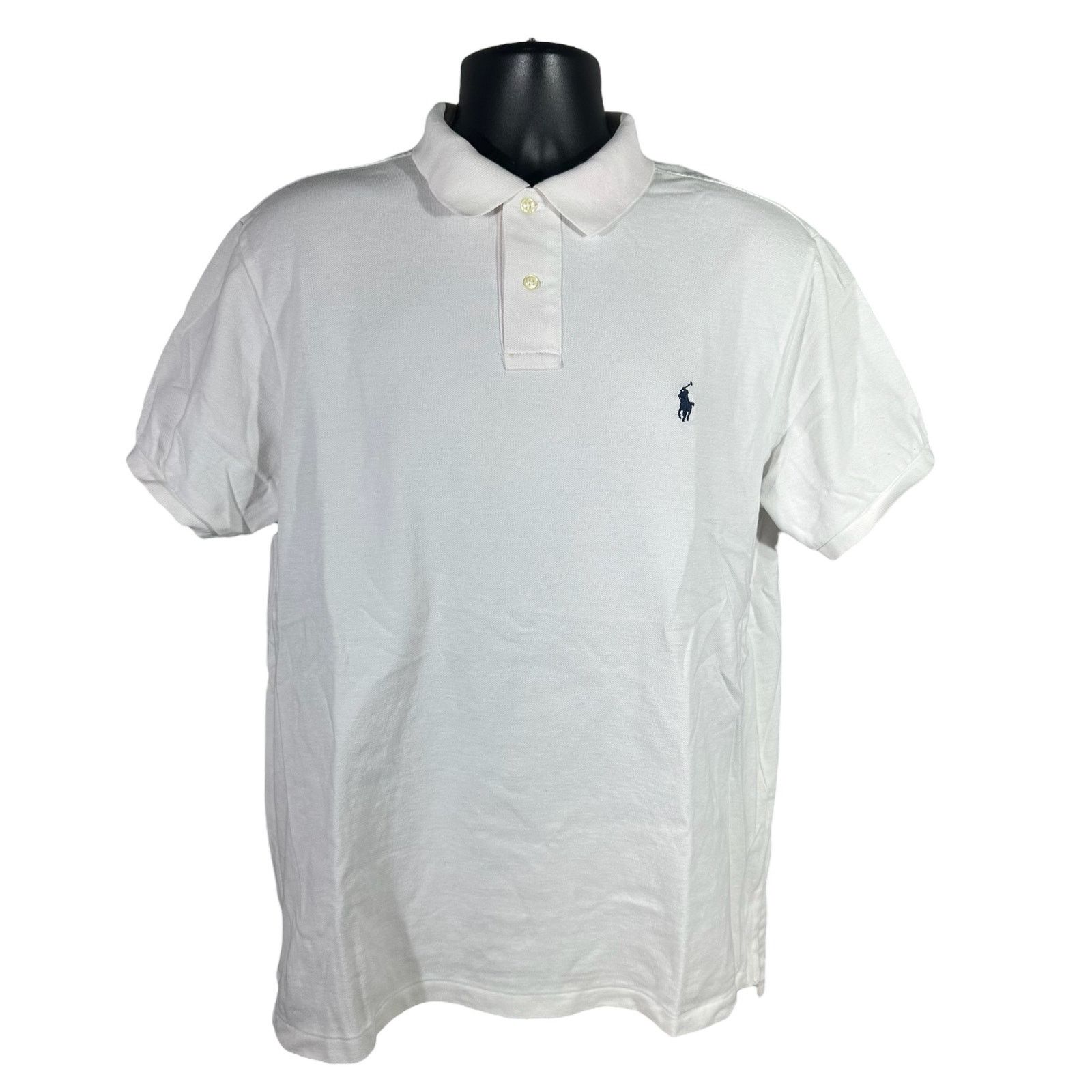Polo Ralph Lauren Polo Ralph Lauren Custom Fit Cotton Polo Size US XL / EU 56 / 4 - 1 Thumbnail