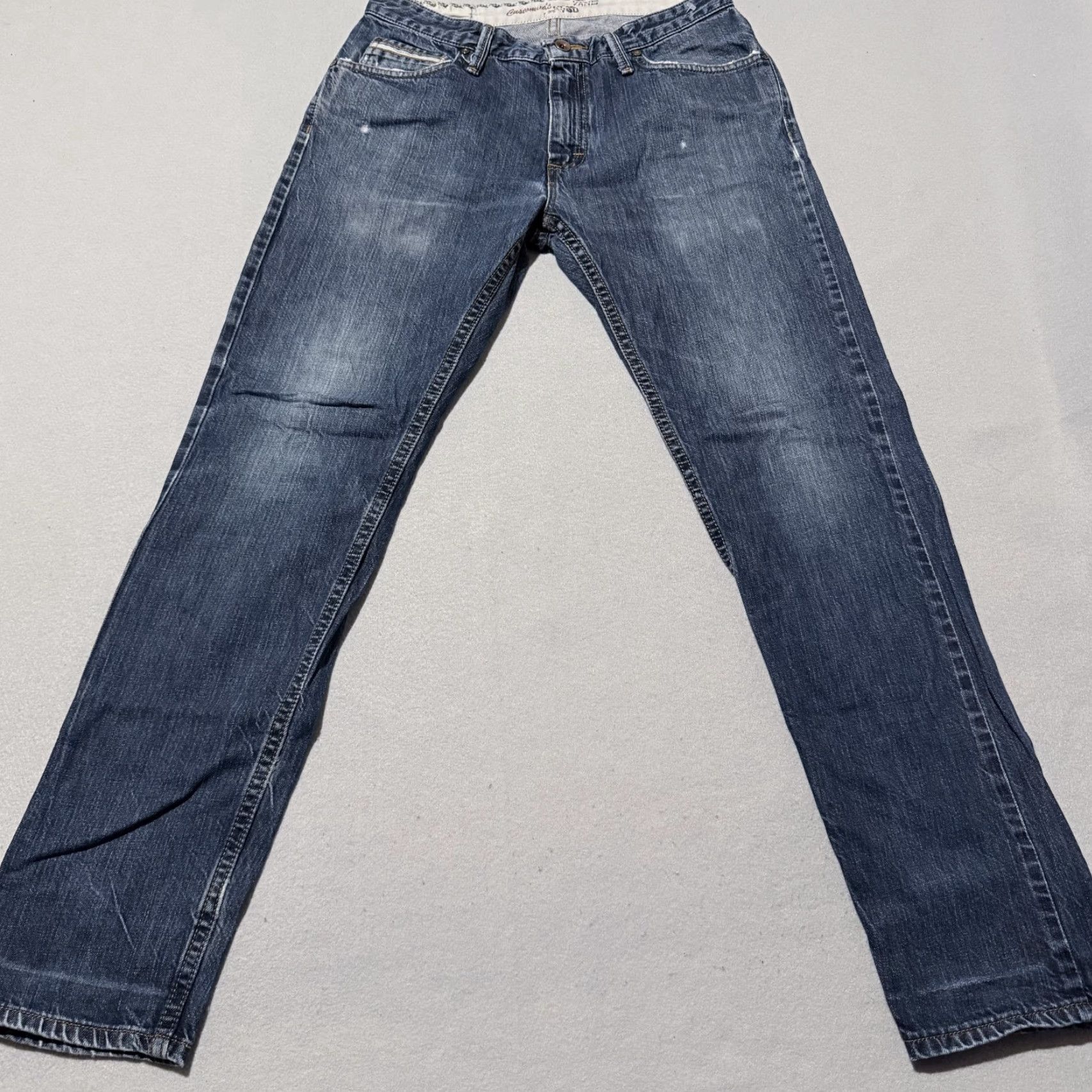 Vans Vans Jeans Men Blue Off the Wall Slim Straight Pockets 30x32 Retro - 30 Mens Denim Modern Vintage? Size US 30 / EU 46 - 2 Thumbnail