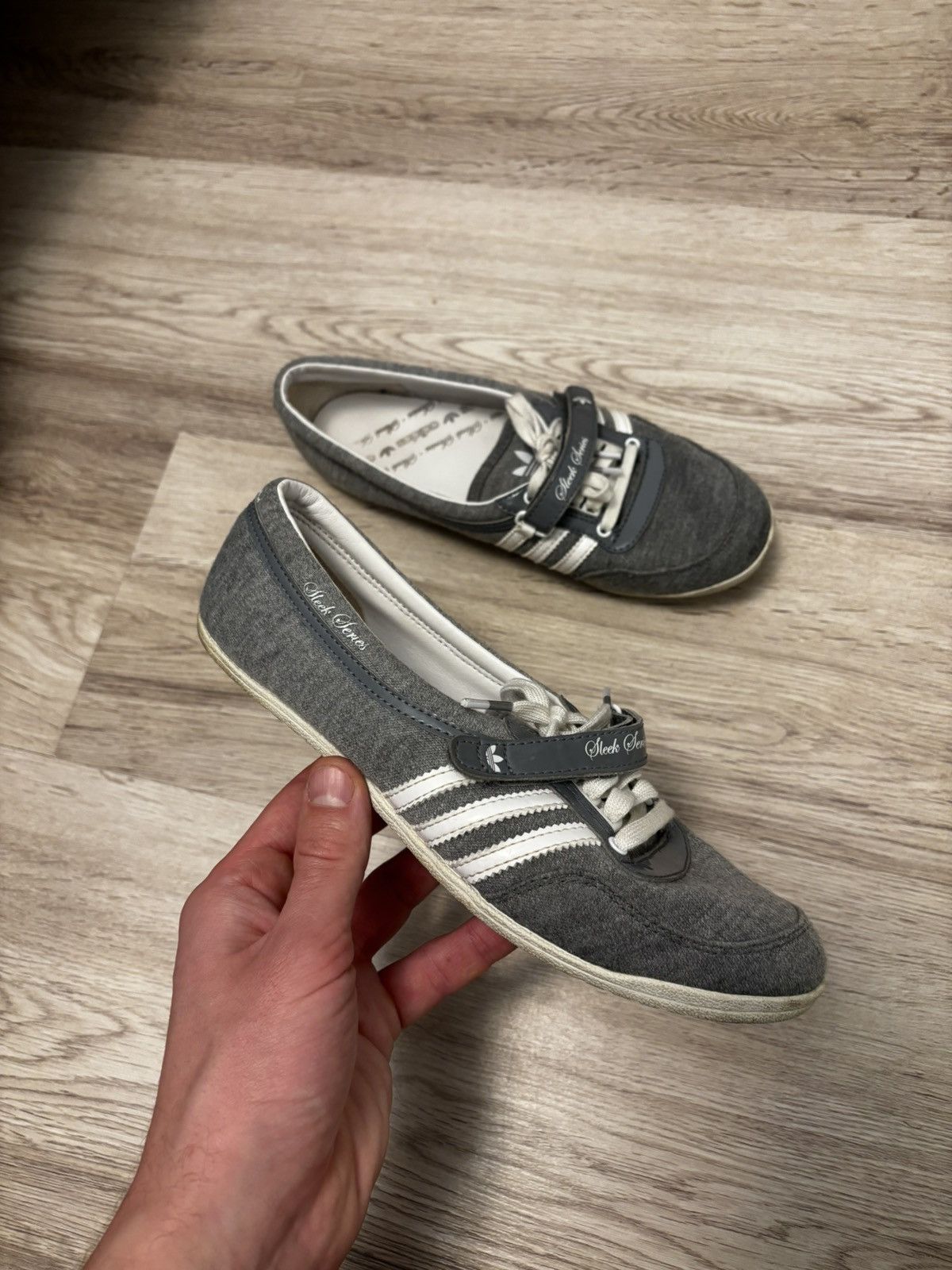 Adidas adidas Concord Round W (2011) – Grey/White – Size US 7.5 Size US 7.5 / IT 37.5 - 1 Thumbnail